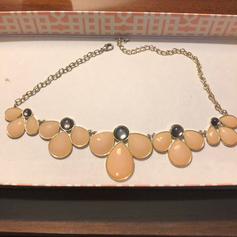 Pink & Gray Statement Necklace